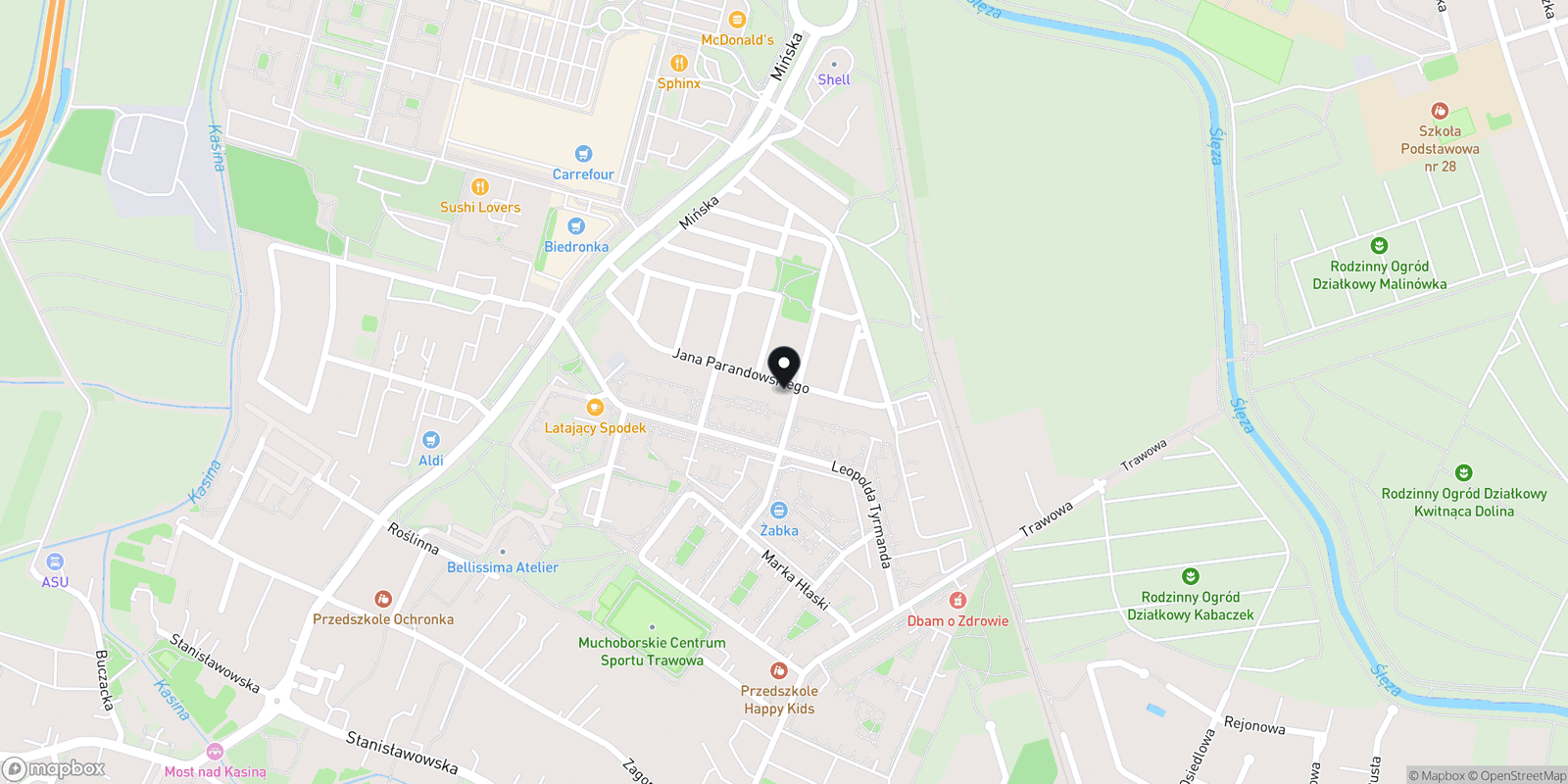 Mapa BEAUFACE