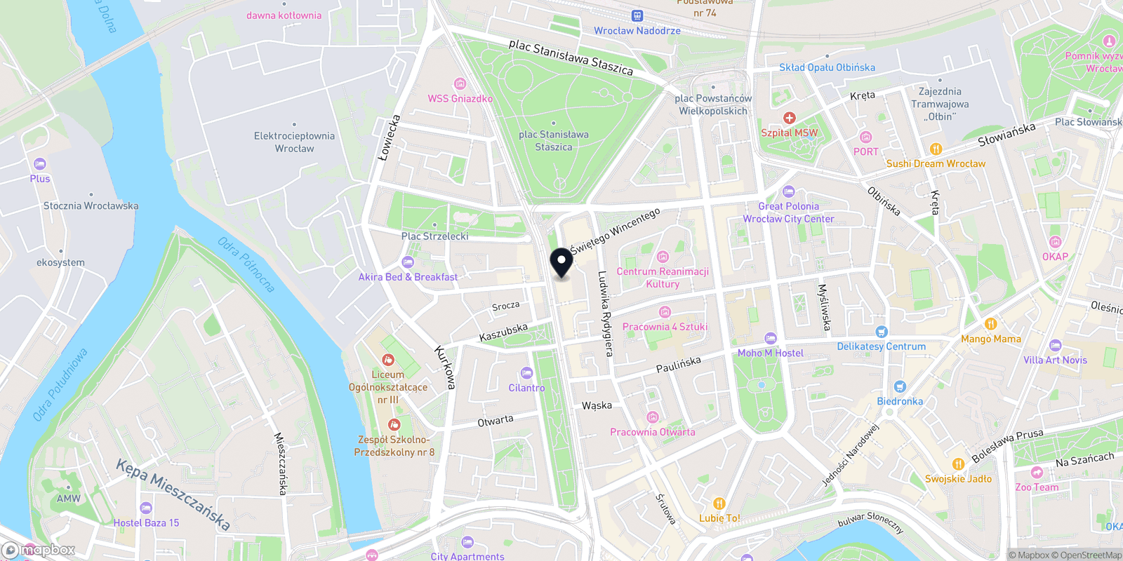 Mapa Fryzjer