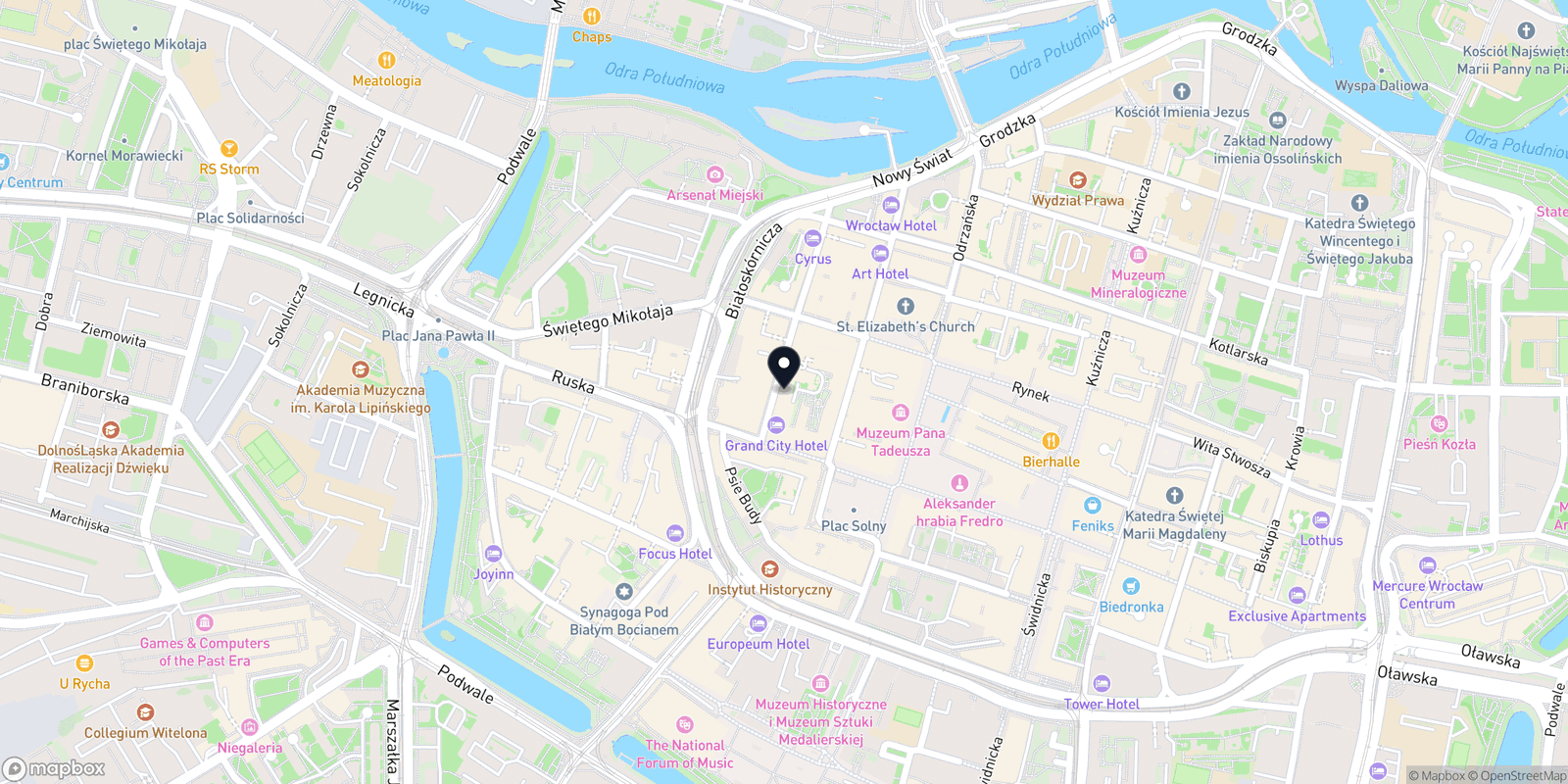 Mapa Katsiaryna Beauty – Kosmetolog Wrocław