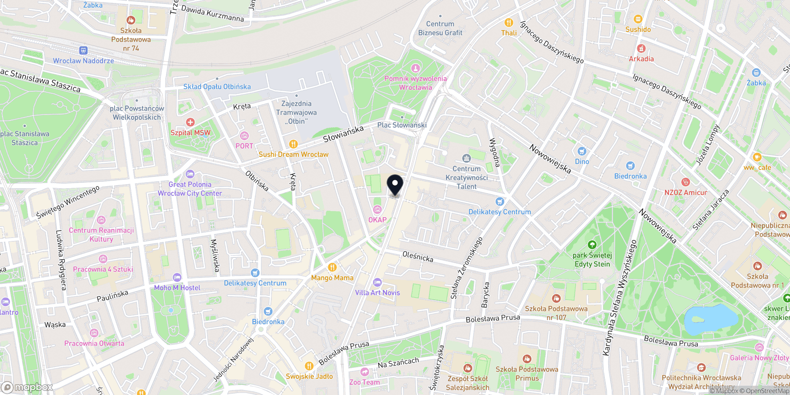 Mapa SLADKA BEAUTY studio
