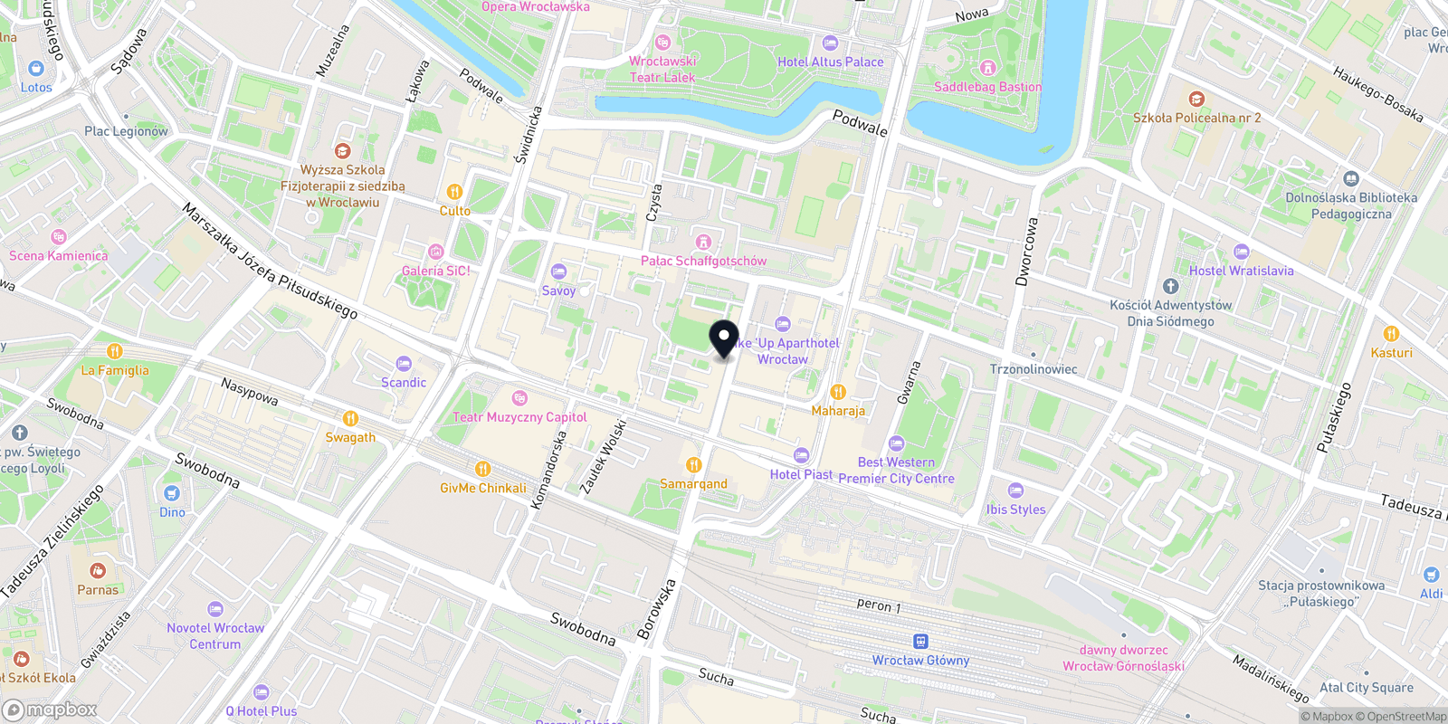 Mapa Studio Fryzjerskie u Doroty
