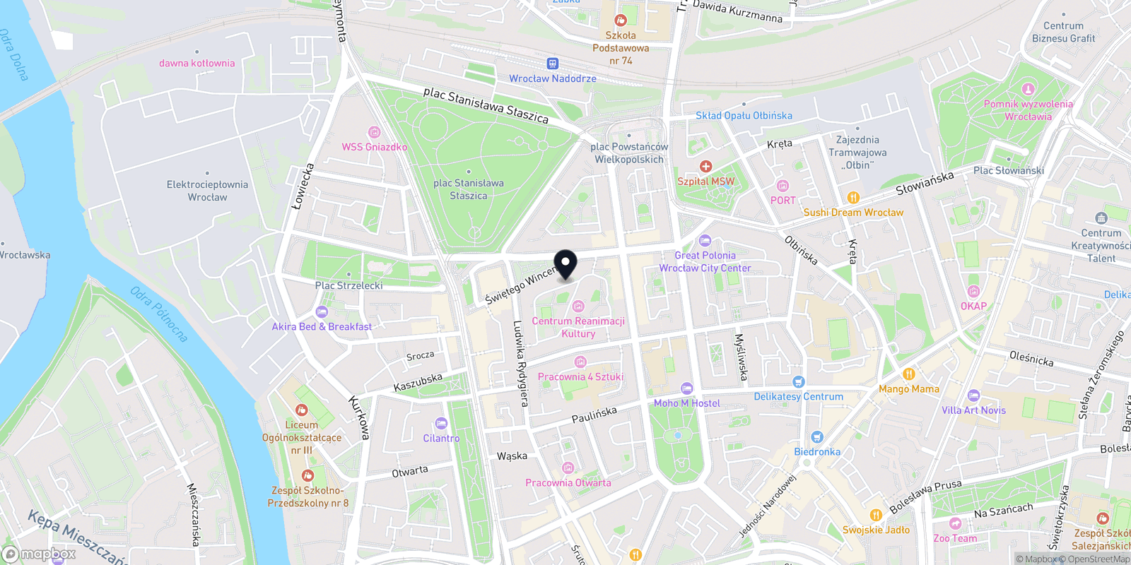 Mapa Dr Luch Centrum Medycyny Estetycznej oraz Kosmetologii Profesjonalnej