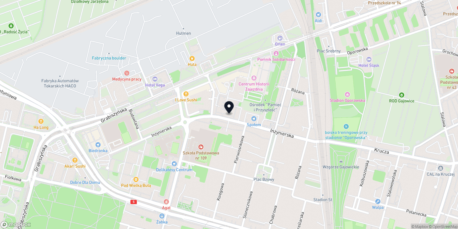 Mapa THE BODY CLINIC