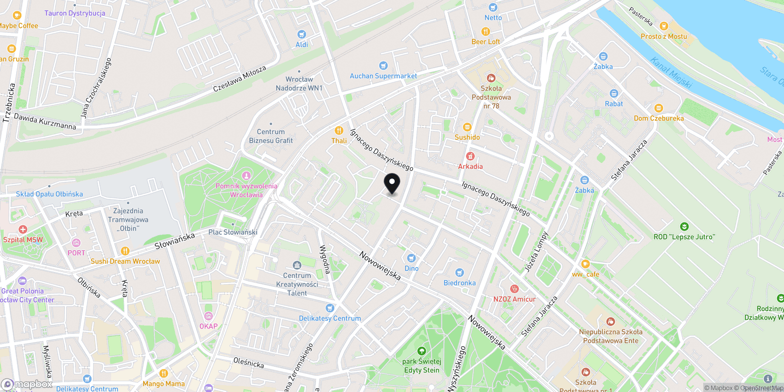 Mapa Pracownia Urody Anna Ratajek