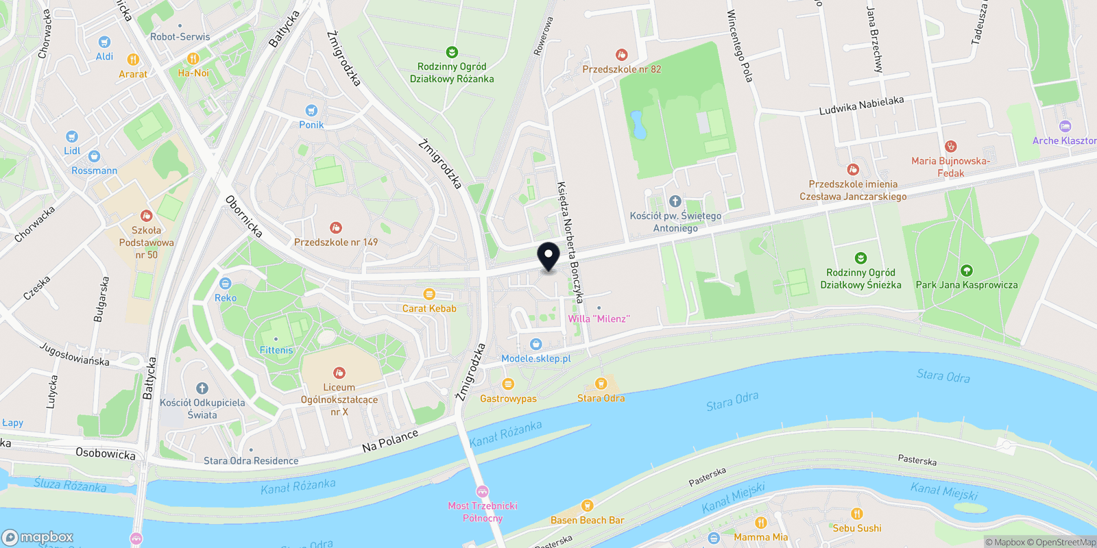 Mapa Olśnij