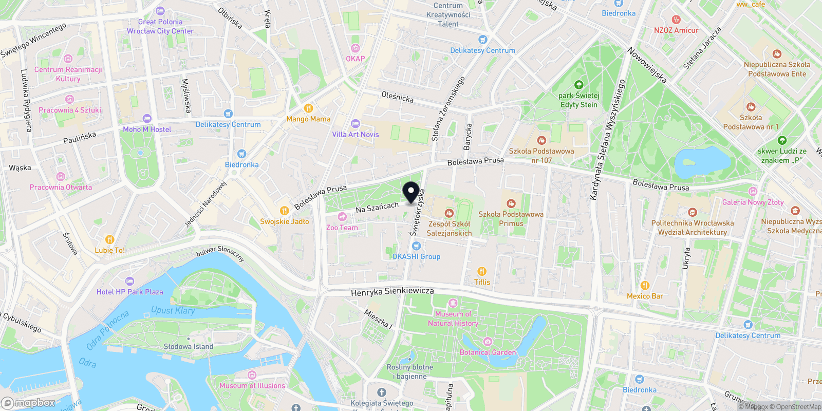 Mapa Atelier La Rose usługi fryzjerskie