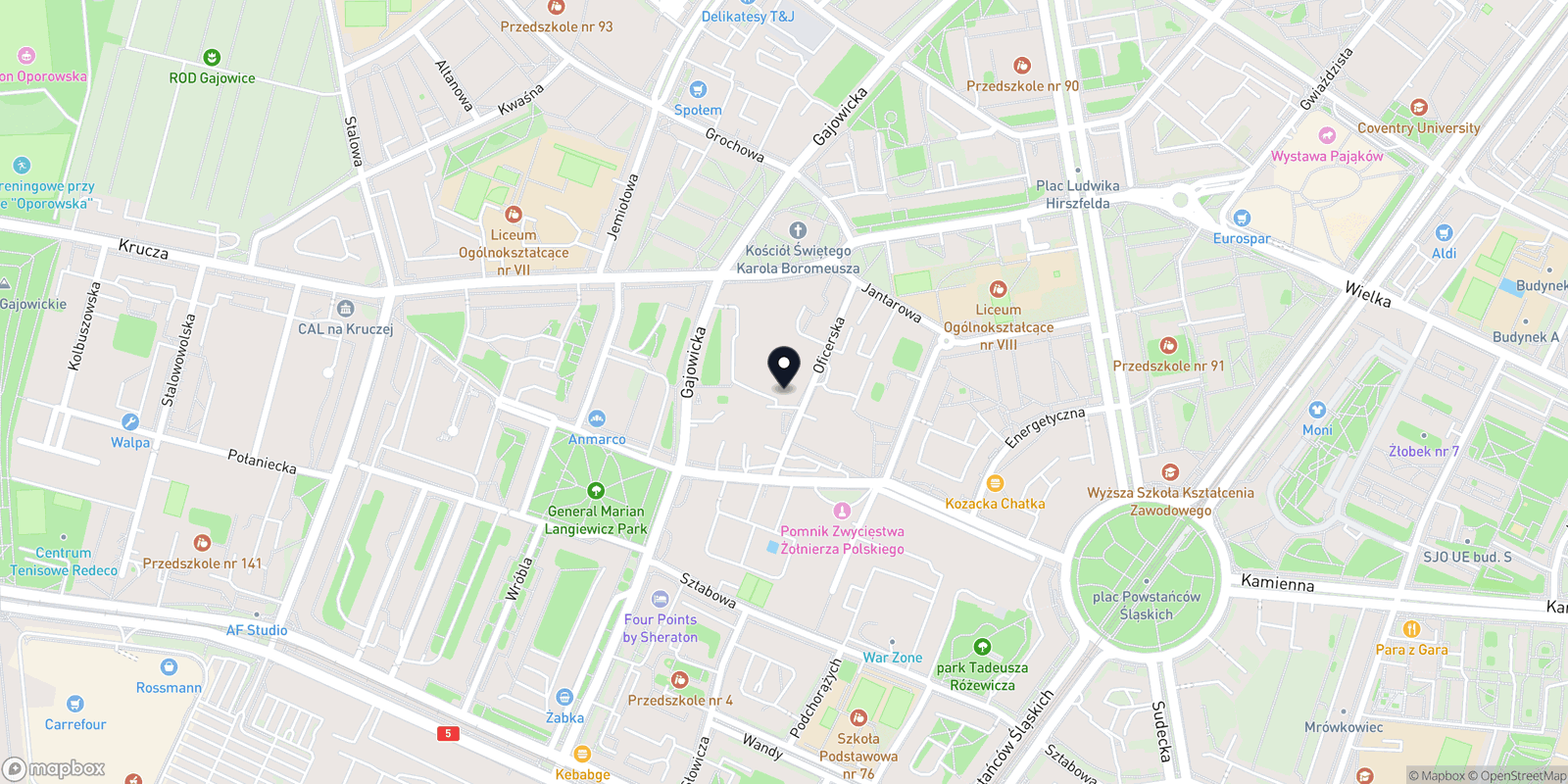 Mapa Salon Piękności Fuksja