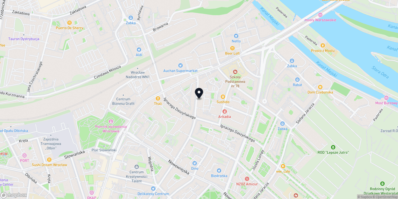 Mapa DERMAMED | UL. ŻEROMSKIEGO 77
