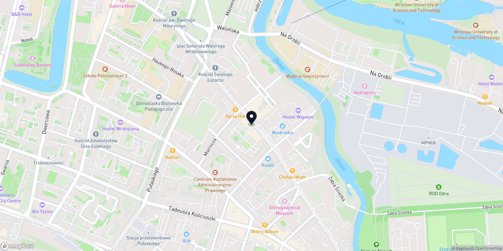 Mapa Punkt Fryzjerski Izabela Zagańczyk