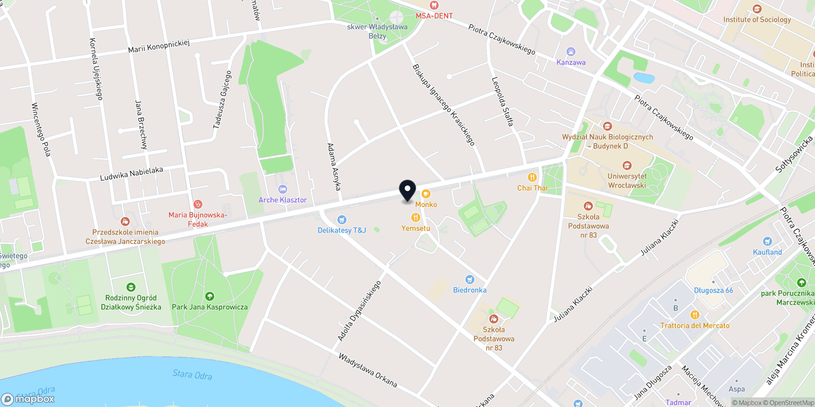 Mapa Centrum Urody Badalyan