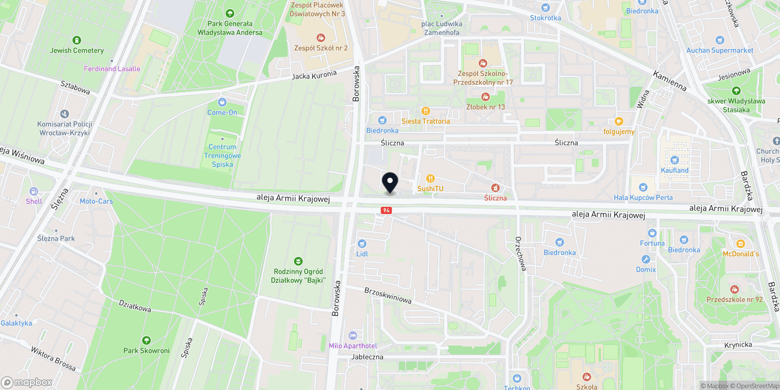 Mapa SALON BEAUTY STREET FOR YOU
