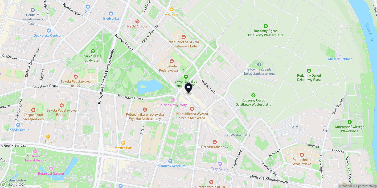 Mapa Studio kosmetologii aparaturowej i depilacji Tamary Kuksan
