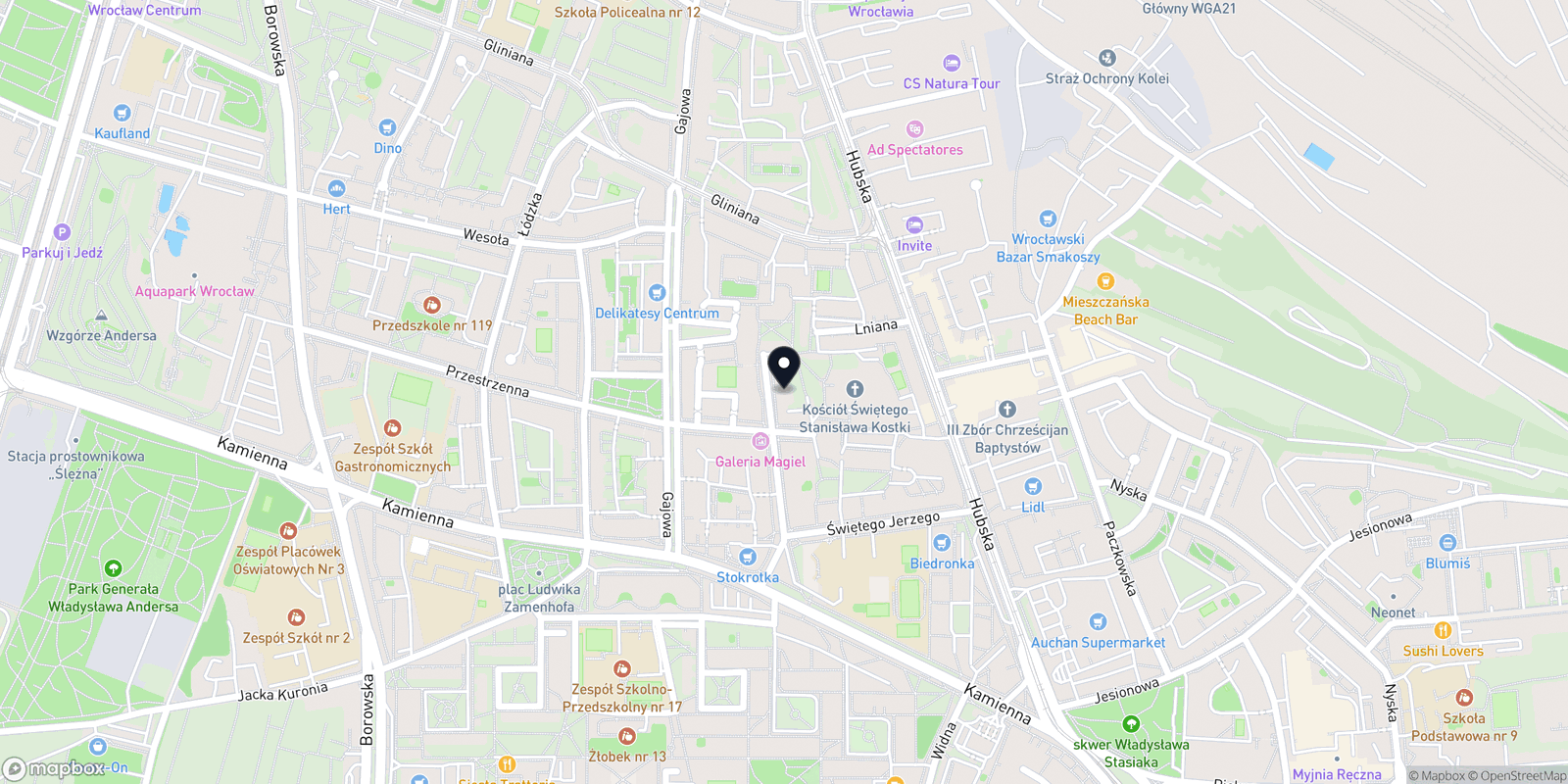 Mapa Saffira Salon Włosy i Paznokcie