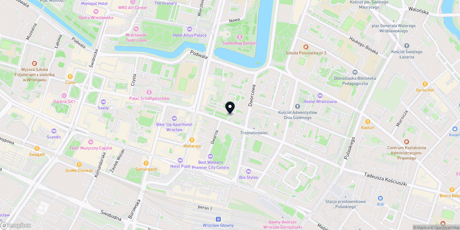 Mapa Studio Masażu&Spa ALIONA