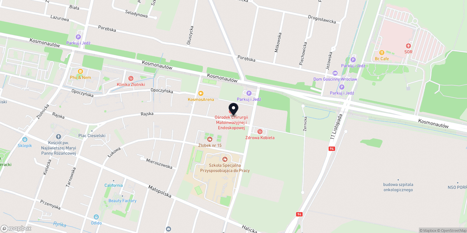 Mapa MRose Studio