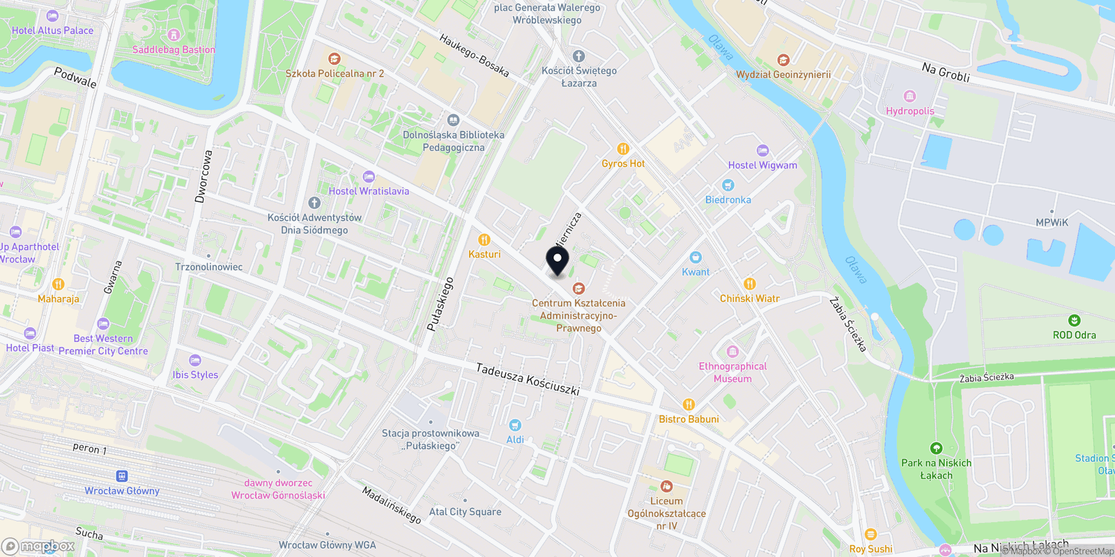 Mapa Beauty studio piękności Anna Ch.