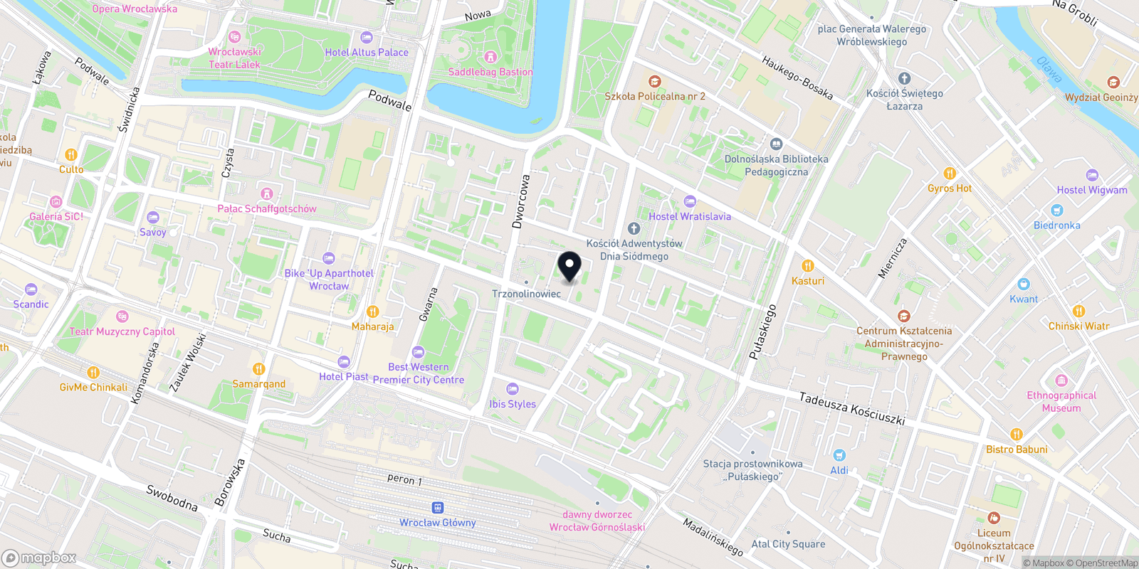 Mapa Centrum Podologiczne