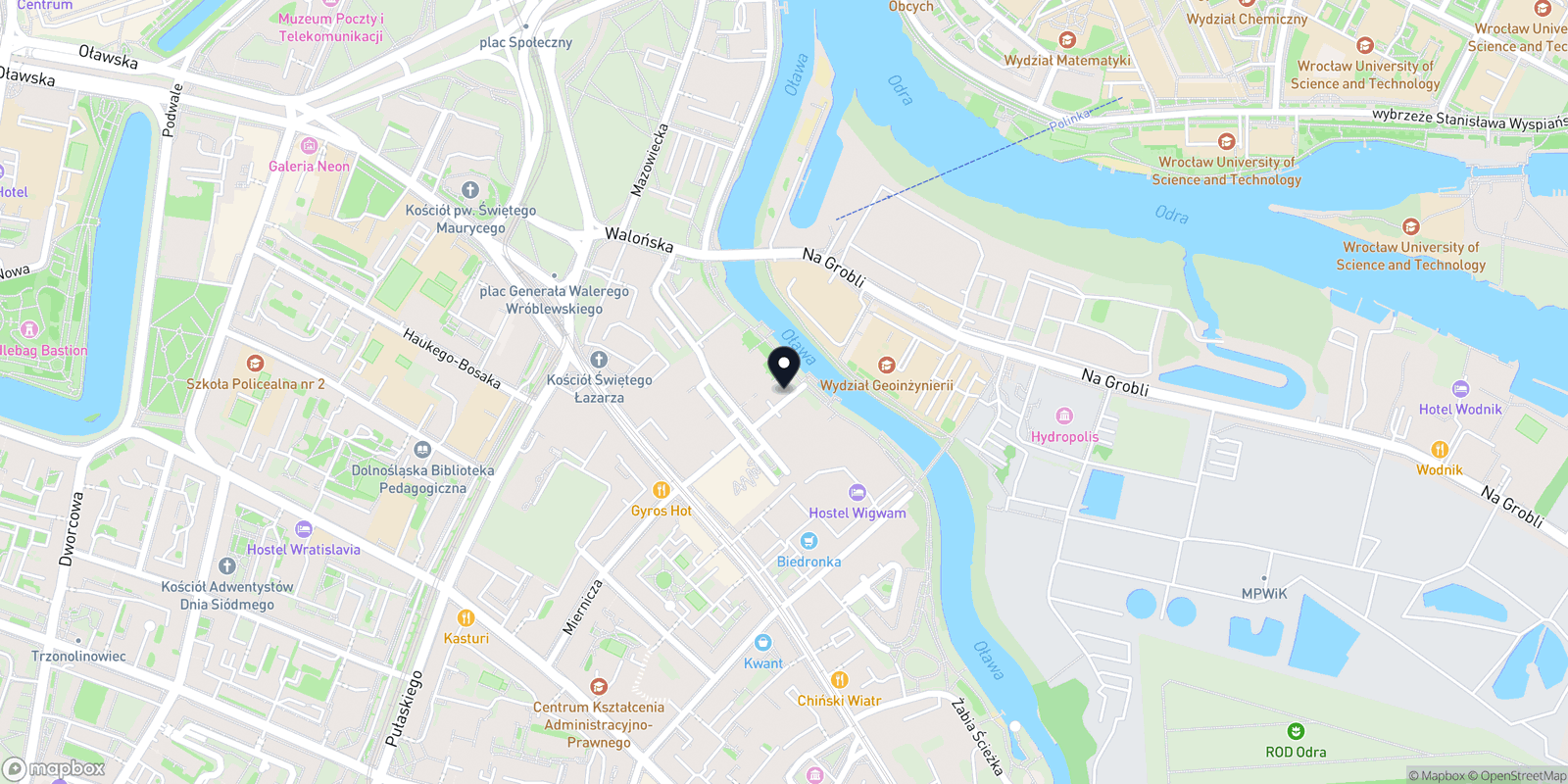 Mapa Fryzjerstwo Patryk Deryło