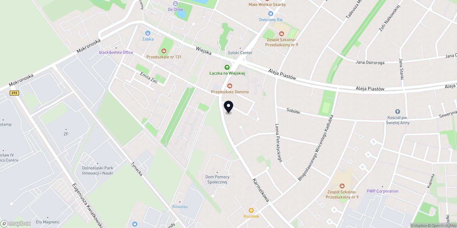 Mapa Barber na Karmelkowej