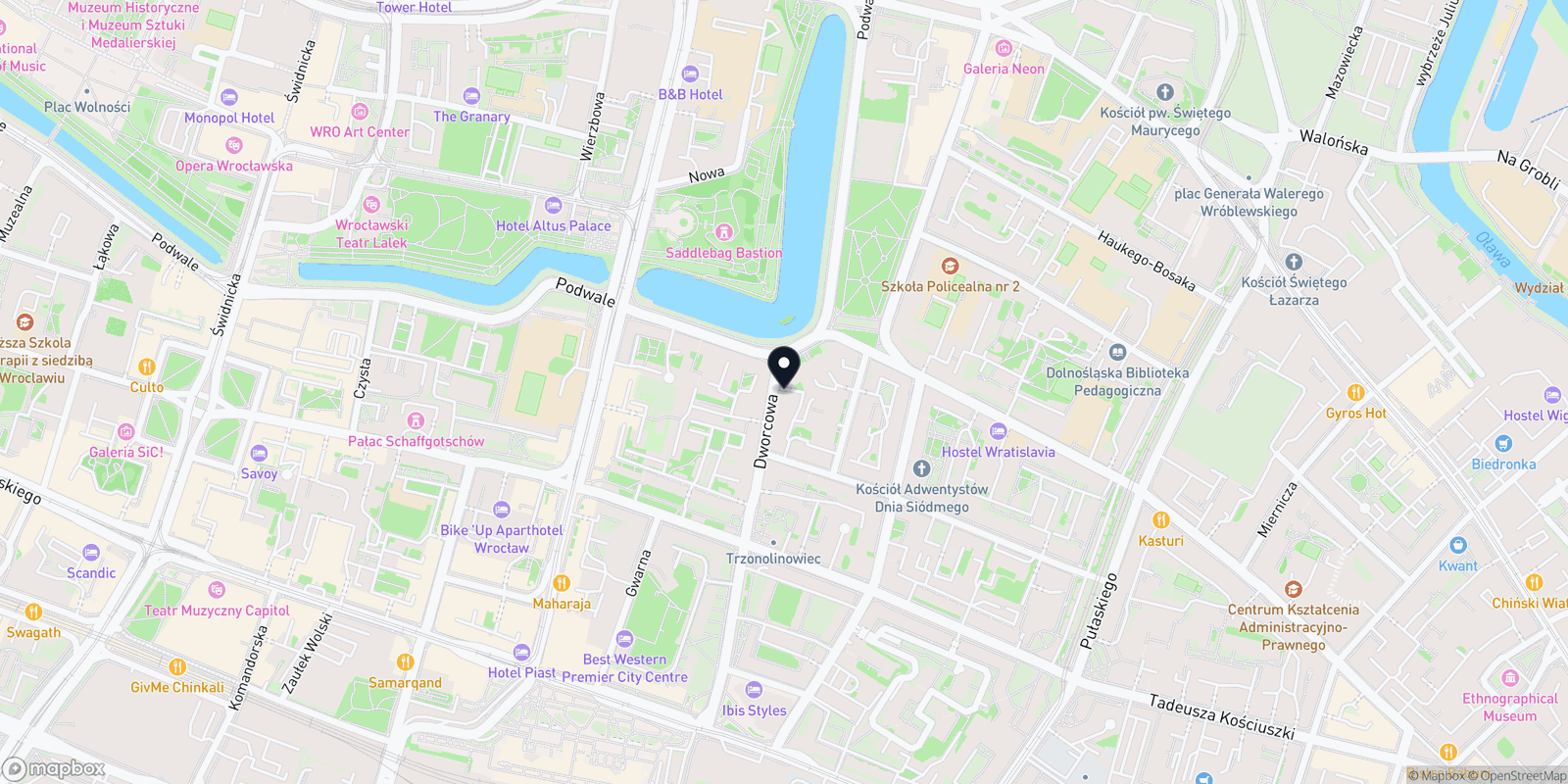 Mapa Studio Regeneracja Artur Zdzierżyński