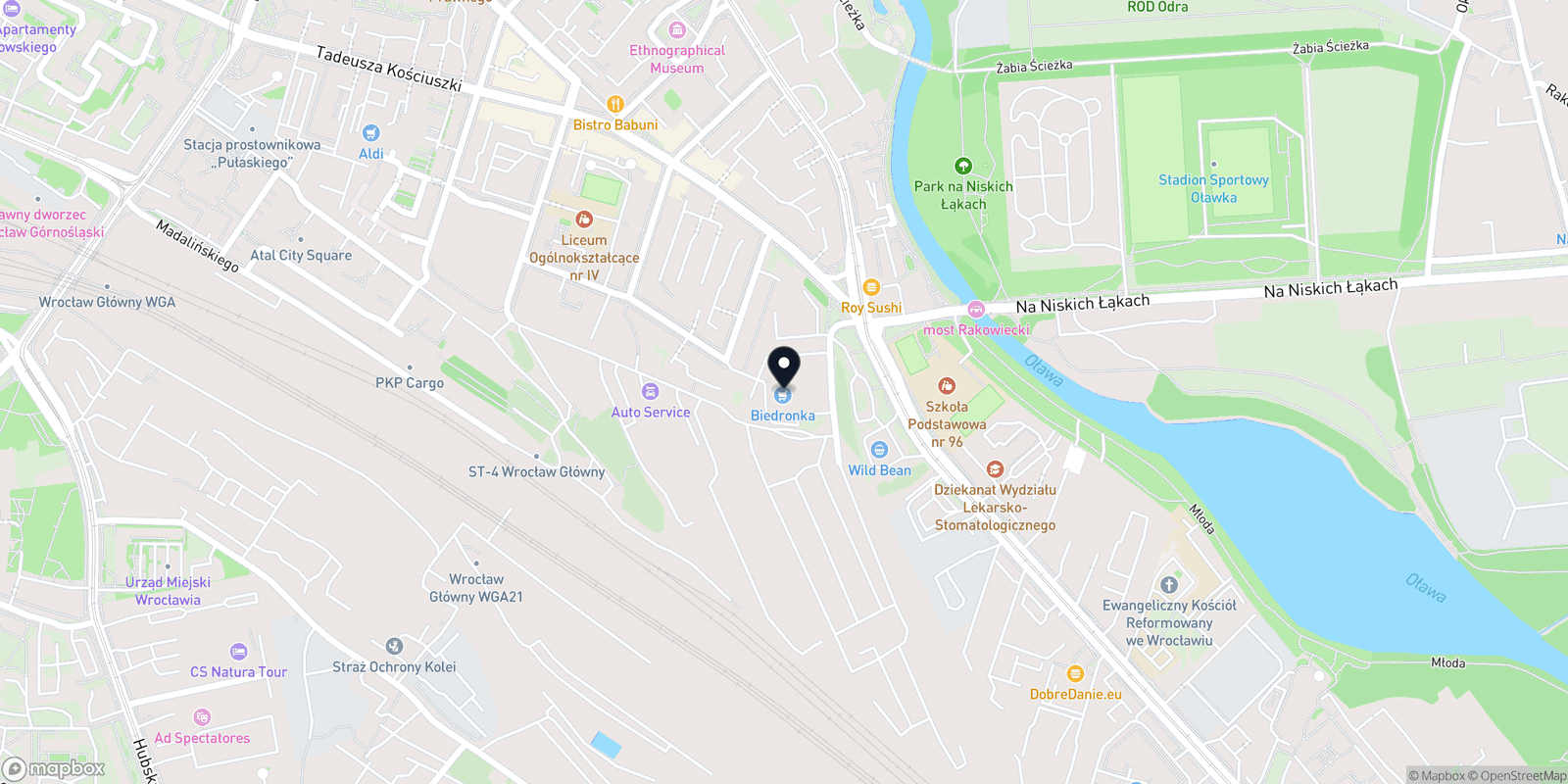 Mapa IZBA BARBERSKA BARBERSHOP