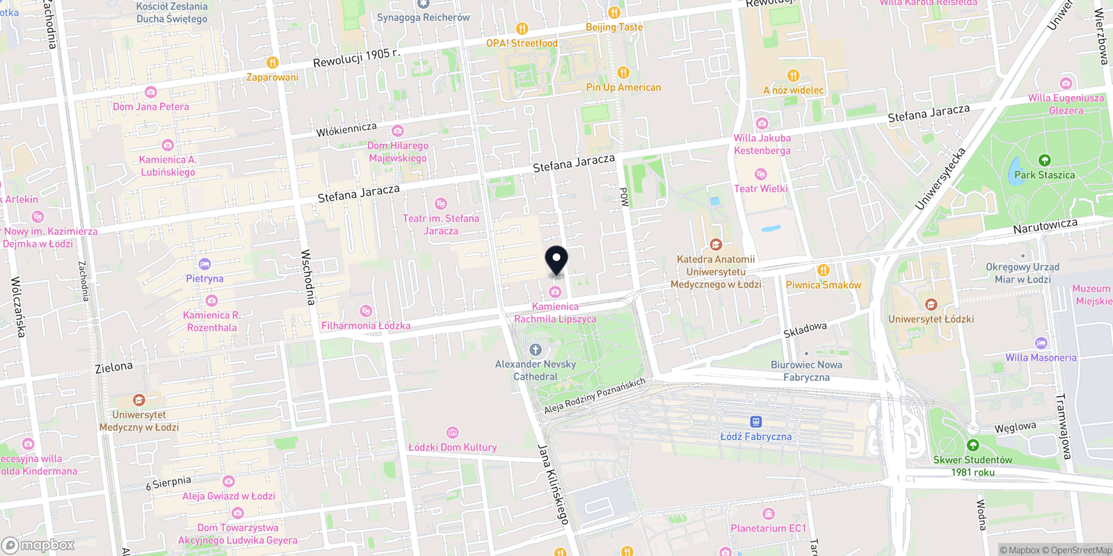 Mapa MAJSTERSZTYK Barbershop