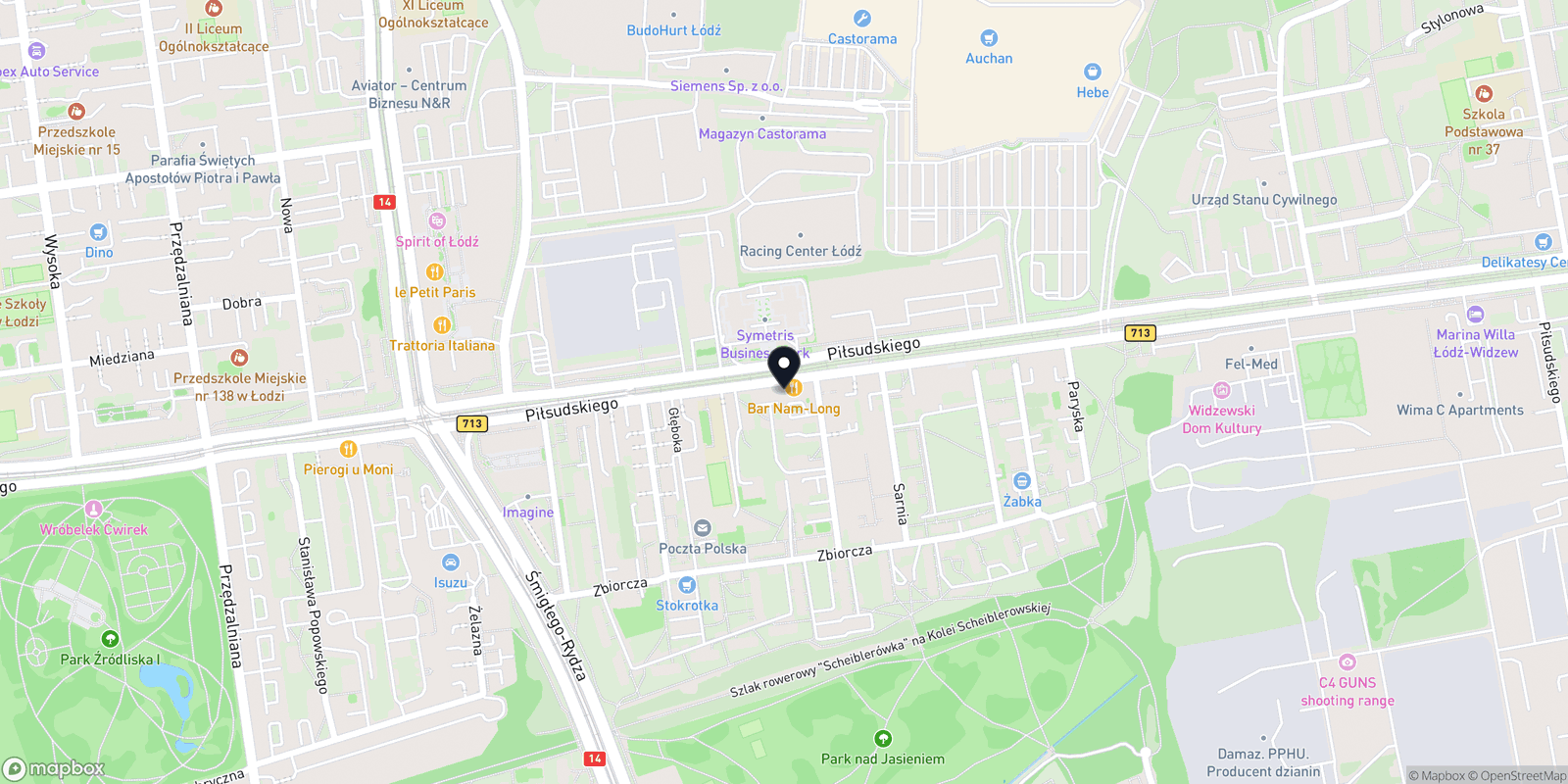 Mapa Barber Leks Piłsudskiego