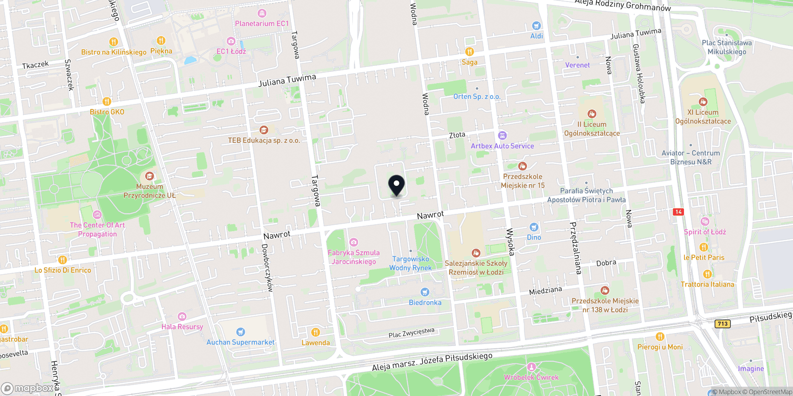 Mapa Stacja Urody