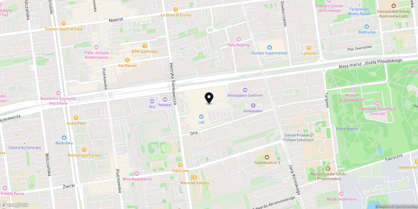 Mapa NAIL FACTORY ( dawniej Manicure Express)