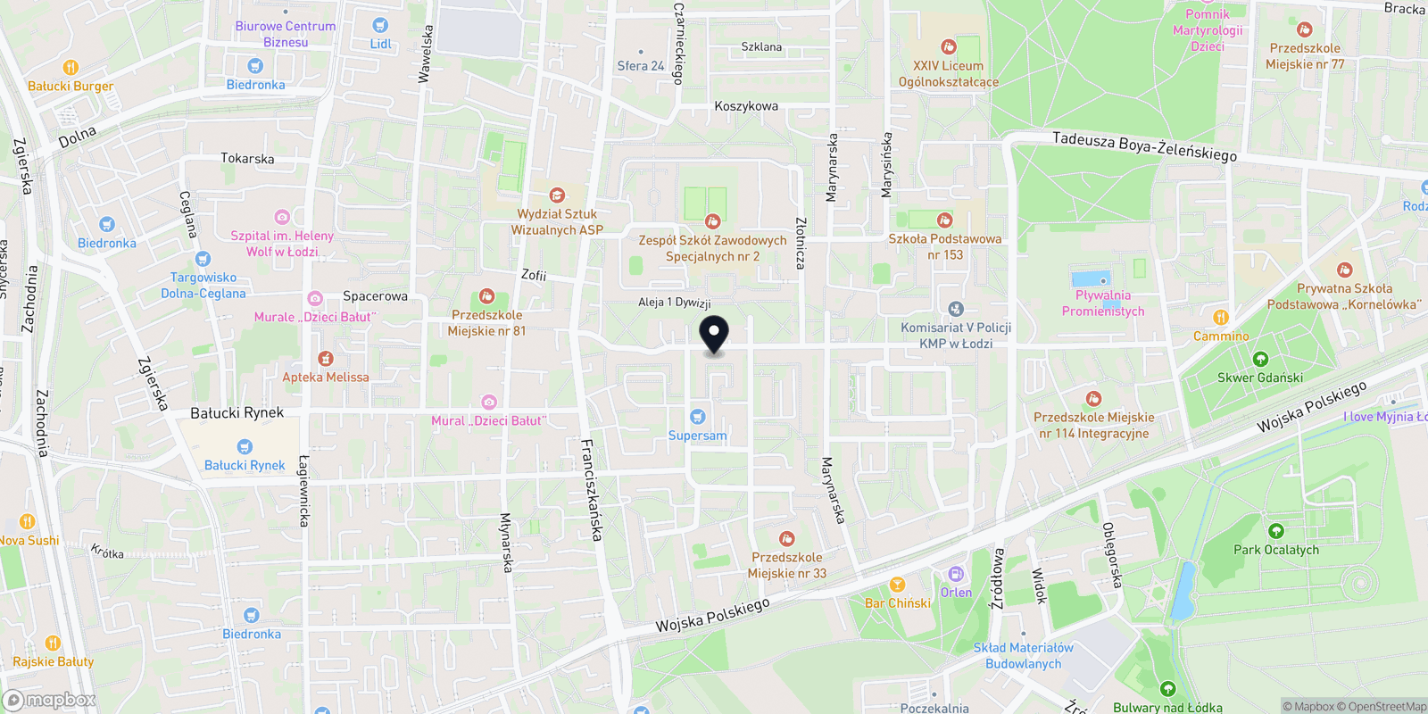 Mapa Pasmo Piękna