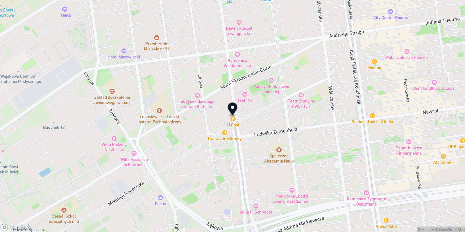 Mapa INS.KIN Kosmetologia holistyczna