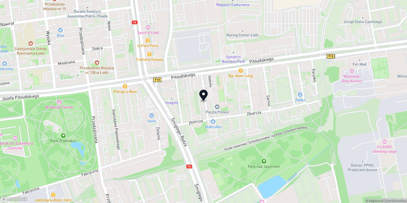 Mapa EPILSKIN DEPILACJA LASEROWA I KOSMETOLOGIA Klinika Dr MAGDZIŃSKA