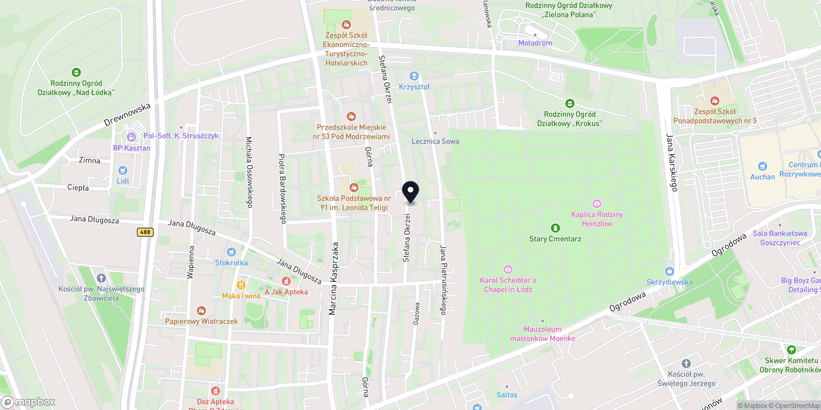 Mapa Kozi Barber
