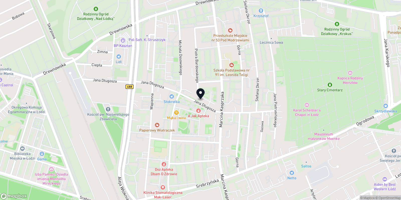 Mapa RetroHouseBarberShop