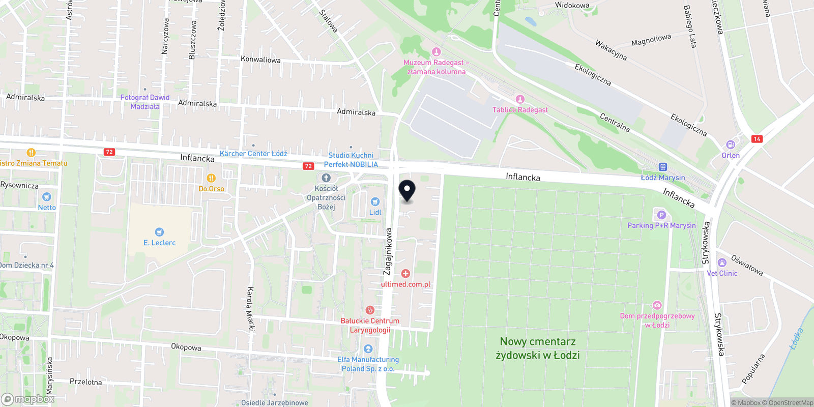 Mapa La Vital Zagajnikowa