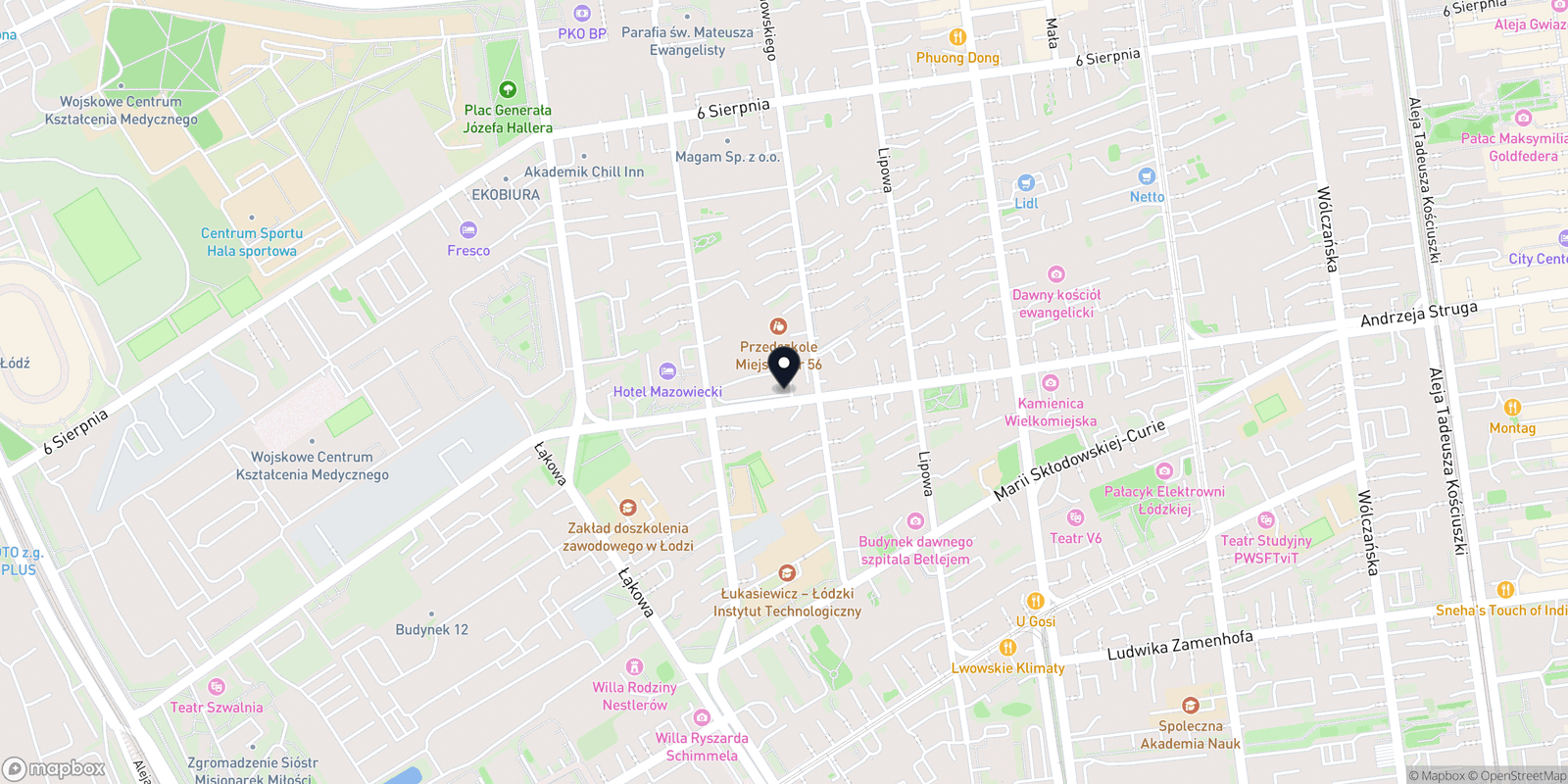 Mapa LUSTRO Salon kosmetyczny Julia Jakubowska