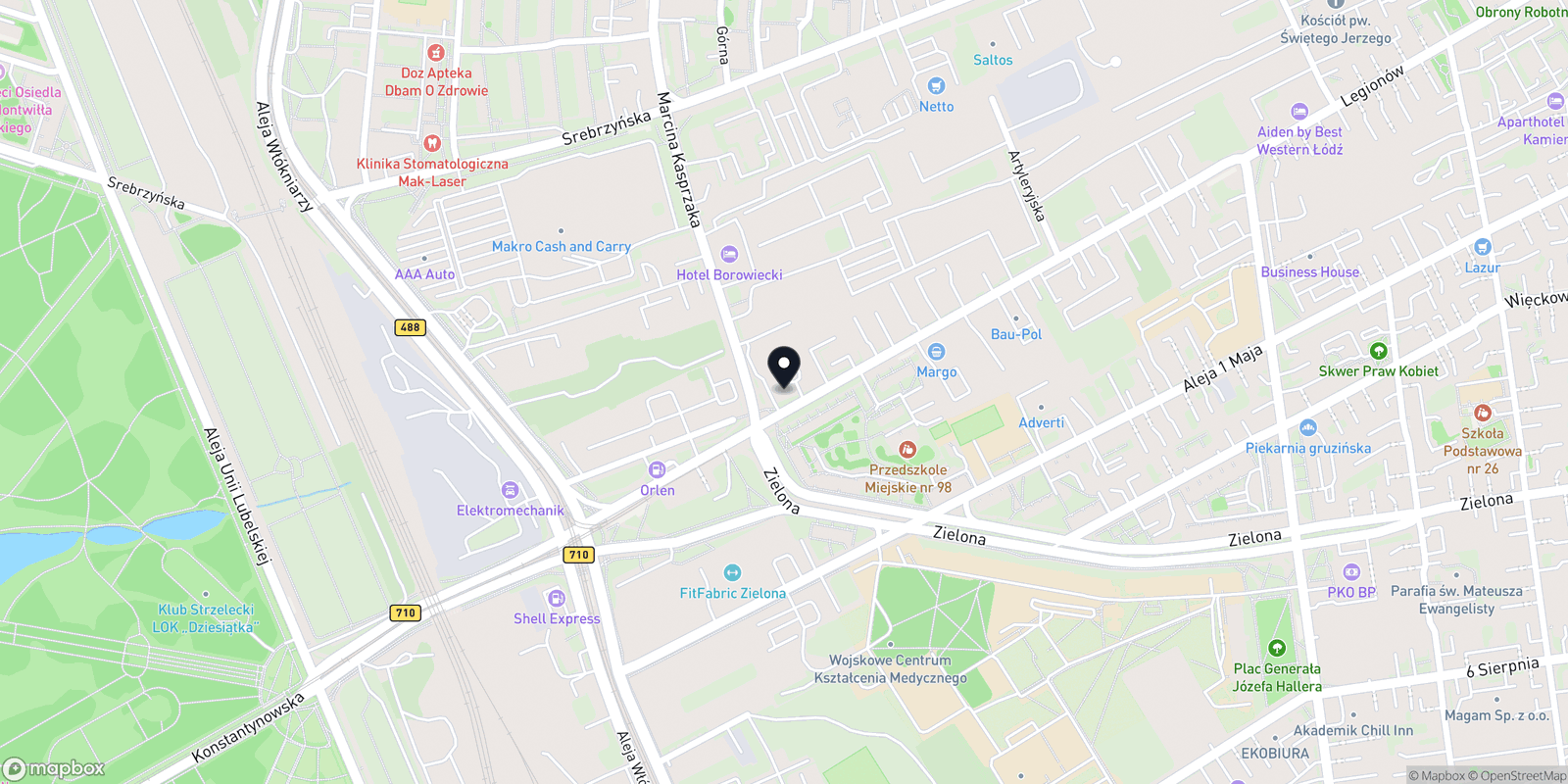 Mapa Masaż Mobilny Oaza zdrowia gabinet odnowy biologicznej