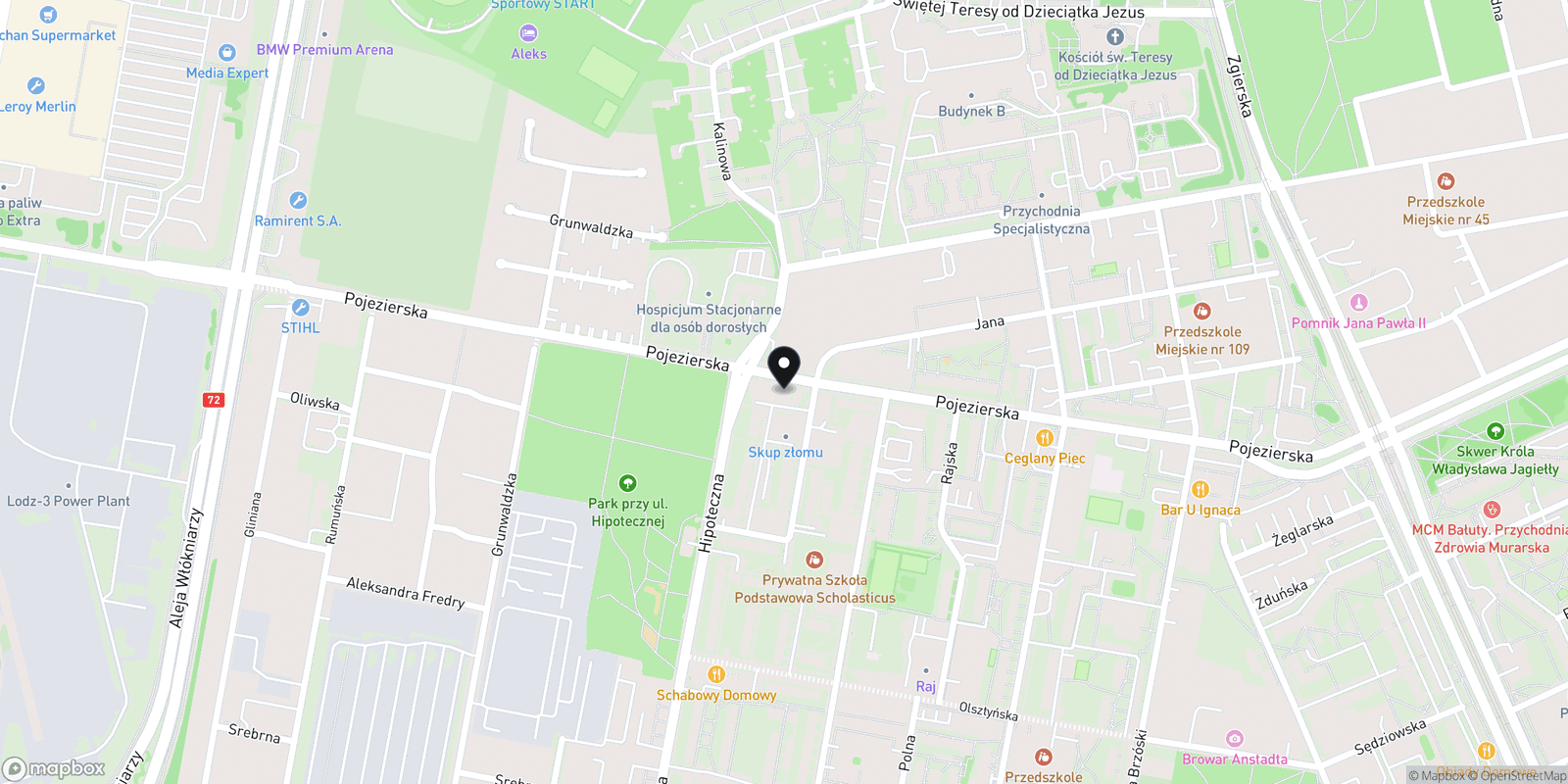 Mapa Paznokietka
