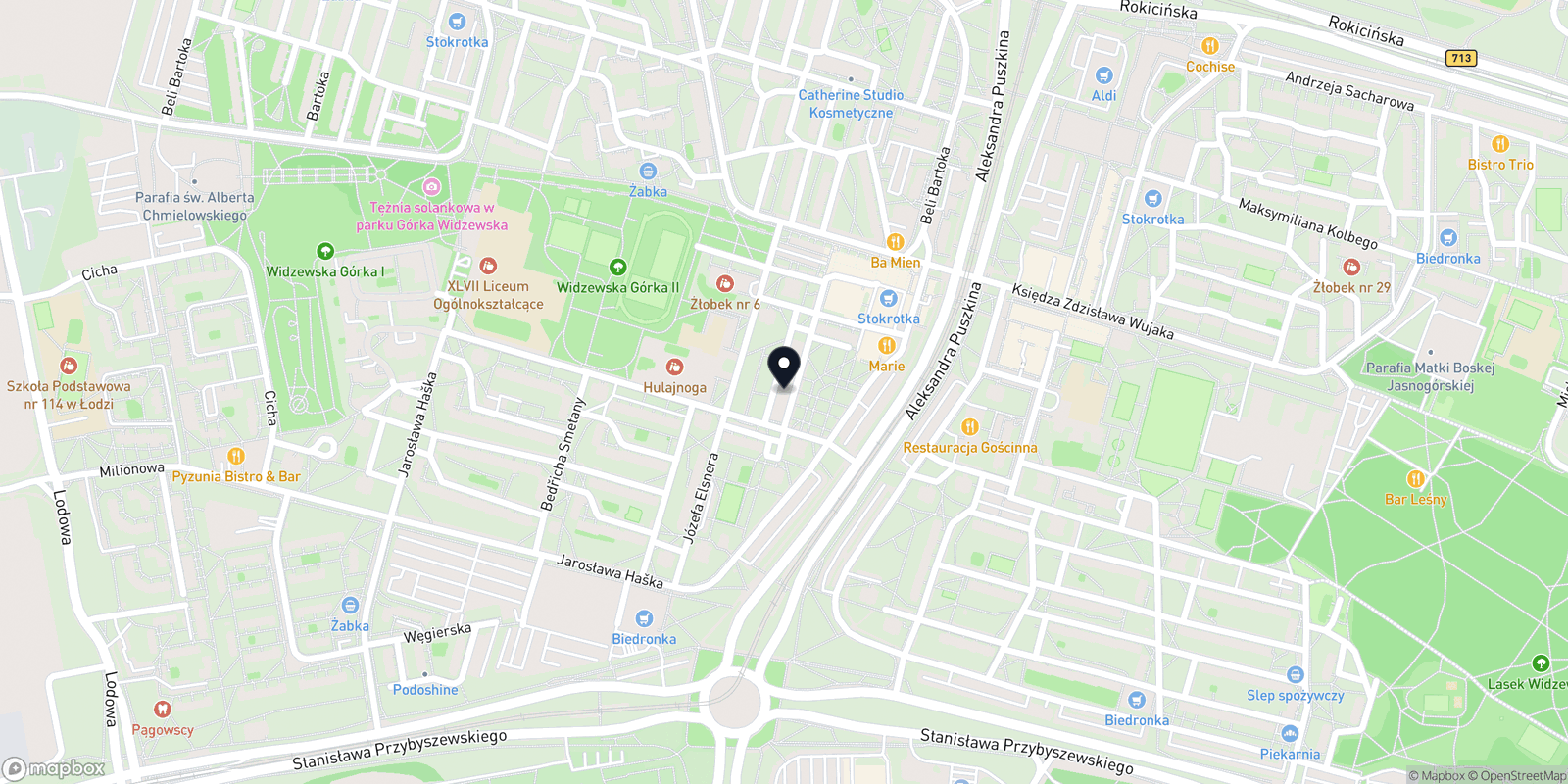 Mapa Masaże Goya