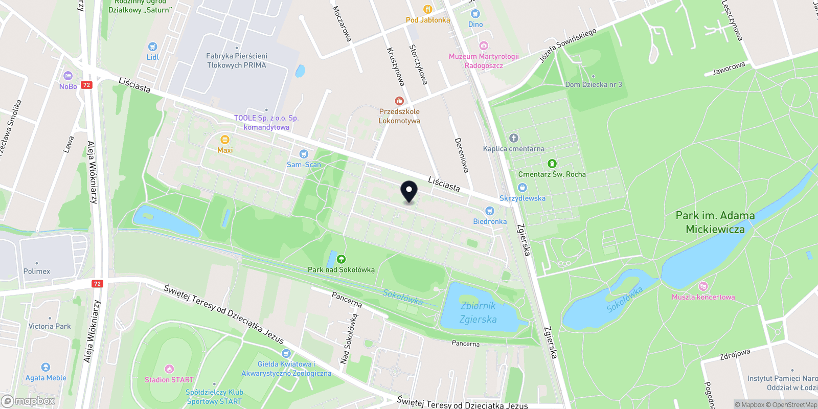 Mapa Salon Anna Estetica