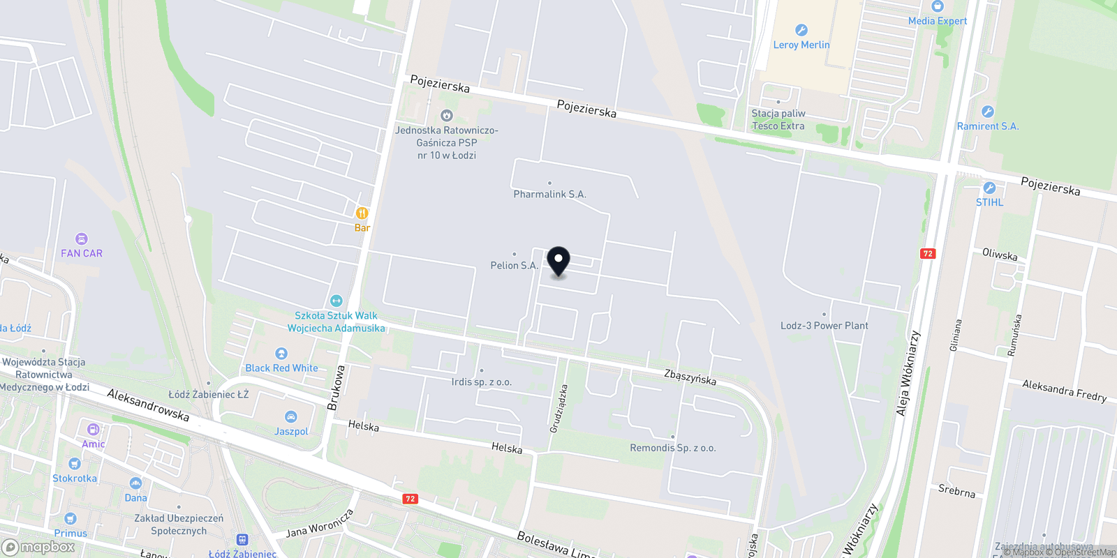 Mapa Stacja Rehabilitacja