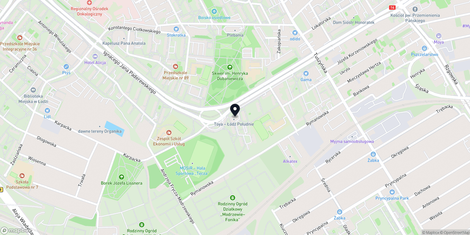 Mapa Salon Urody Merenga