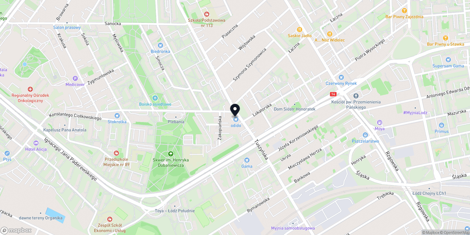 Mapa Trychologia Bednarek