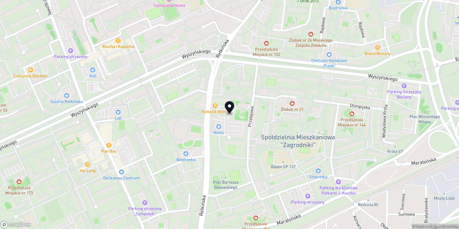 Mapa Salon Piękna