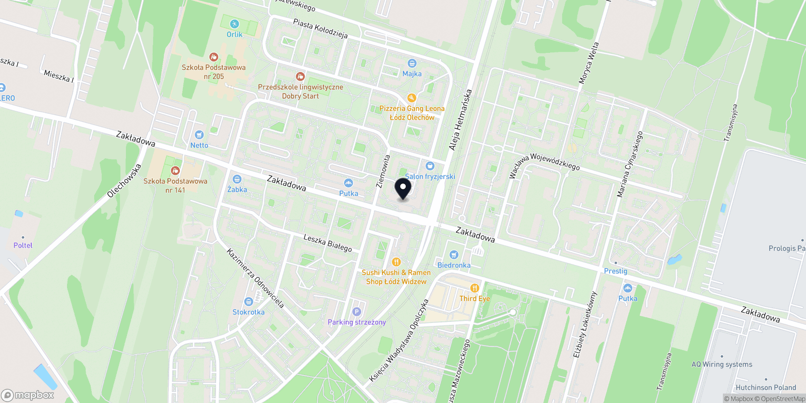 Mapa A&M Studio Urody