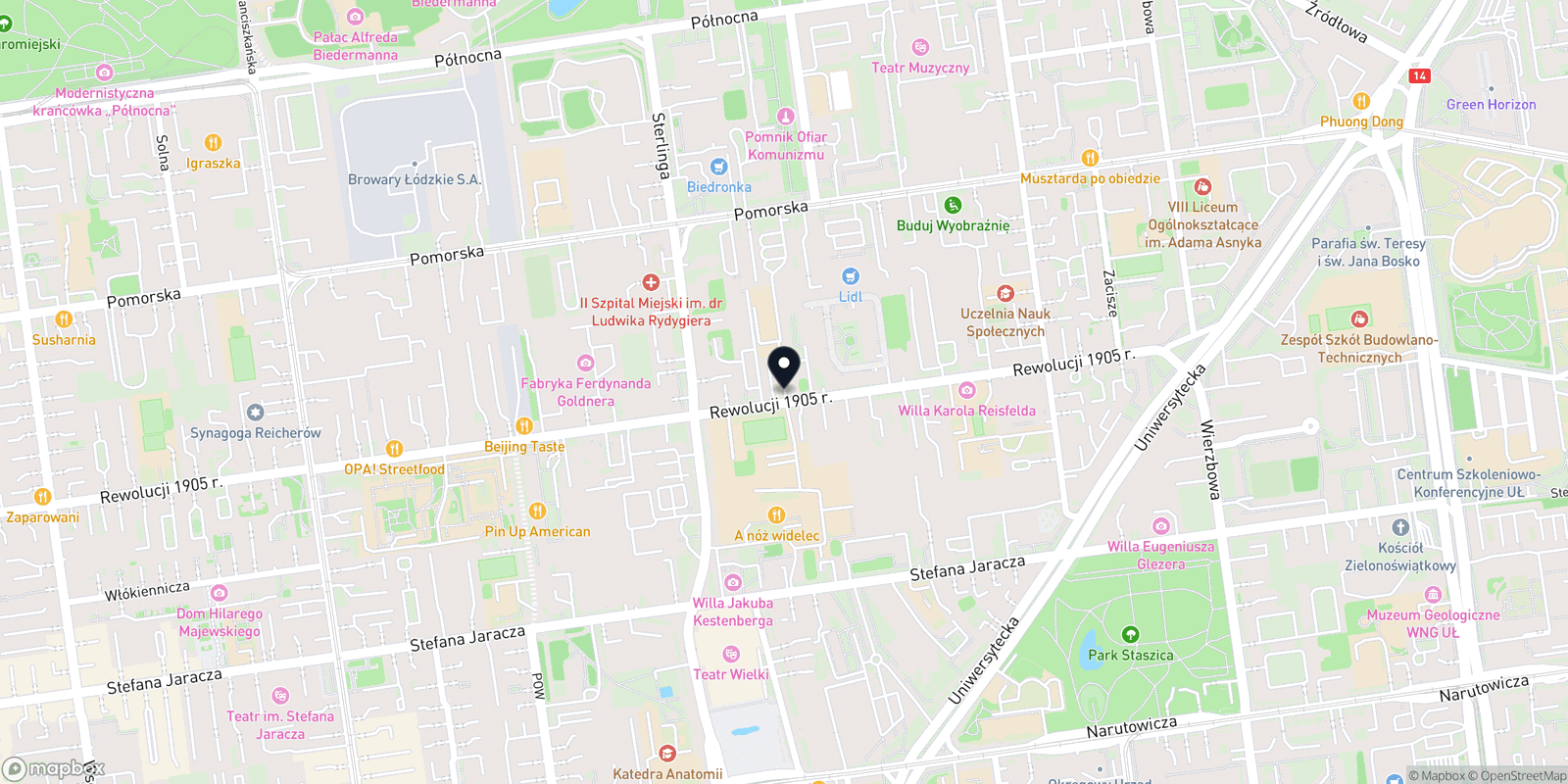 Mapa Lokalny Fryzjer Męski