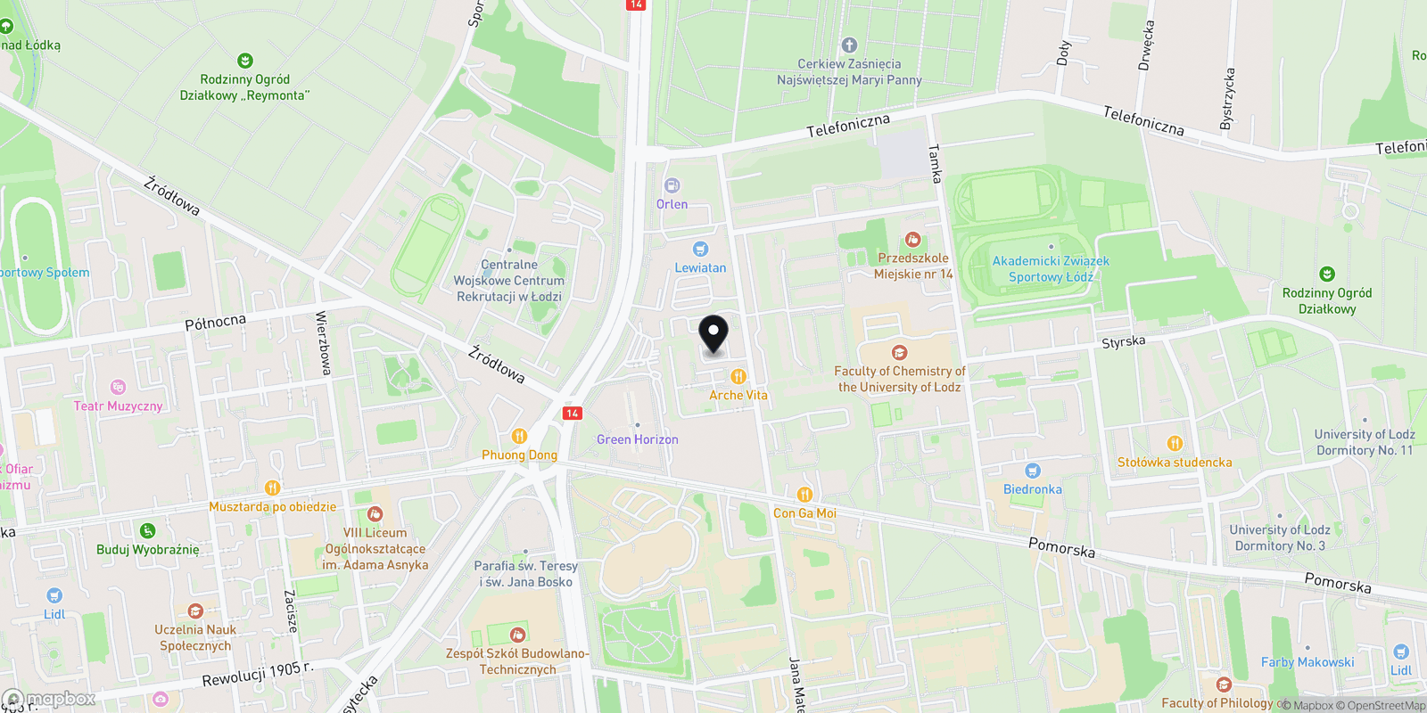 Mapa Studio Figura Łódź Doły