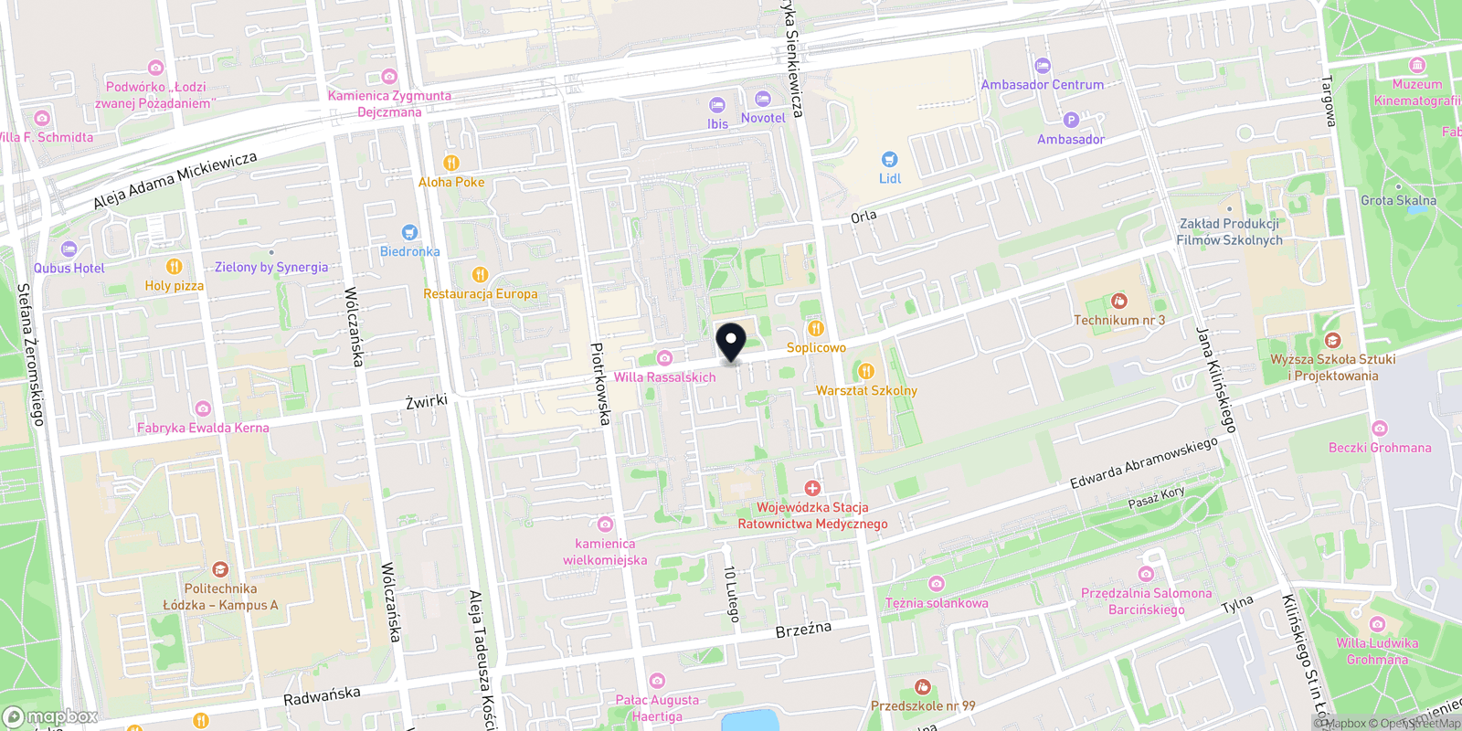Mapa NOWBROW Galeria Lodzka