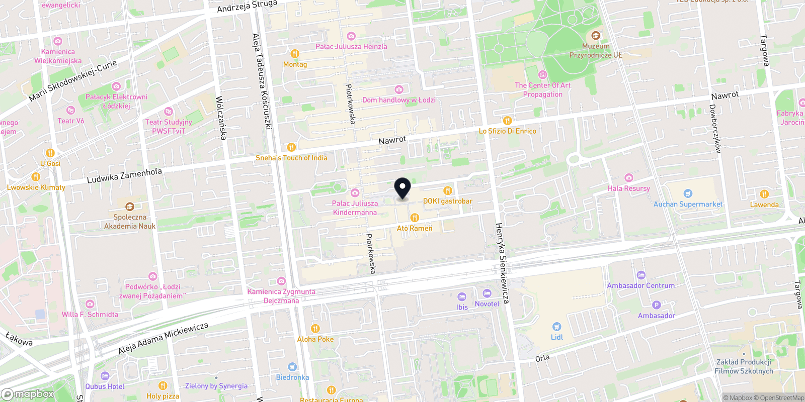 Mapa BRUSH BARBER SHOP