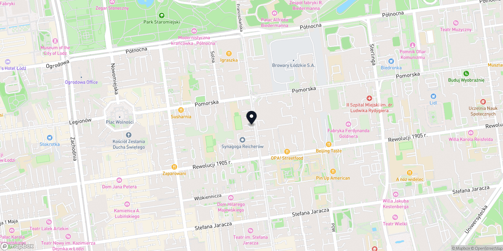 Mapa Salon Fryzjerski Ira Sem